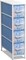Sorbus 4 Drawers Narrow Dresser - with Steel Frame, Wood Top & Easy Pull Fabric Bins for Small Spaces, Closets, Bedroom, Bathroom & Laundry